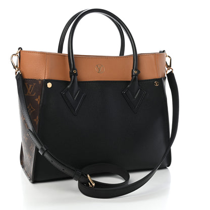 Louis Vuitton Calfskin Monogram On My Side Black 3 of 8
