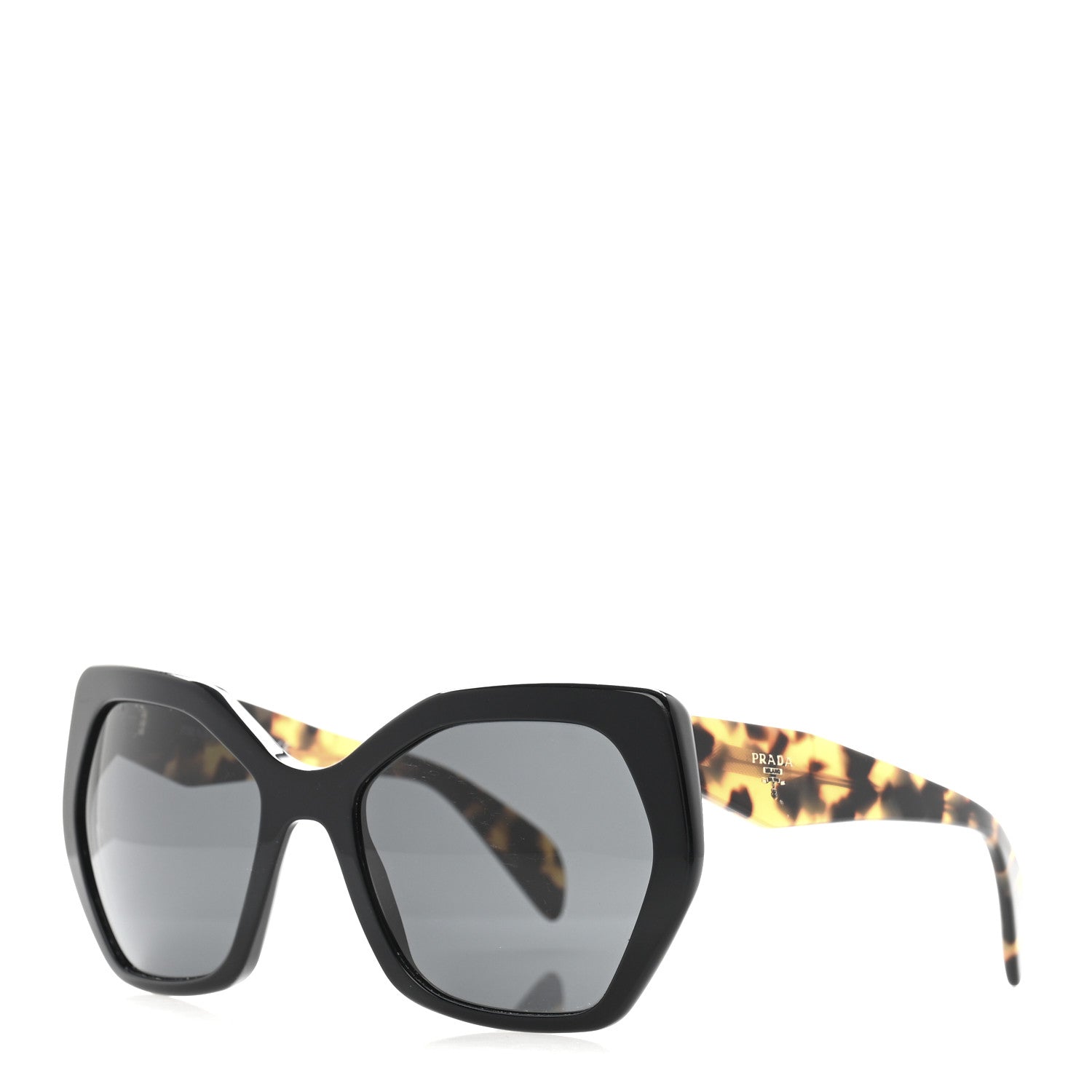 Prada Sunglasses SPR 16R Black Tortoise 1 of 8