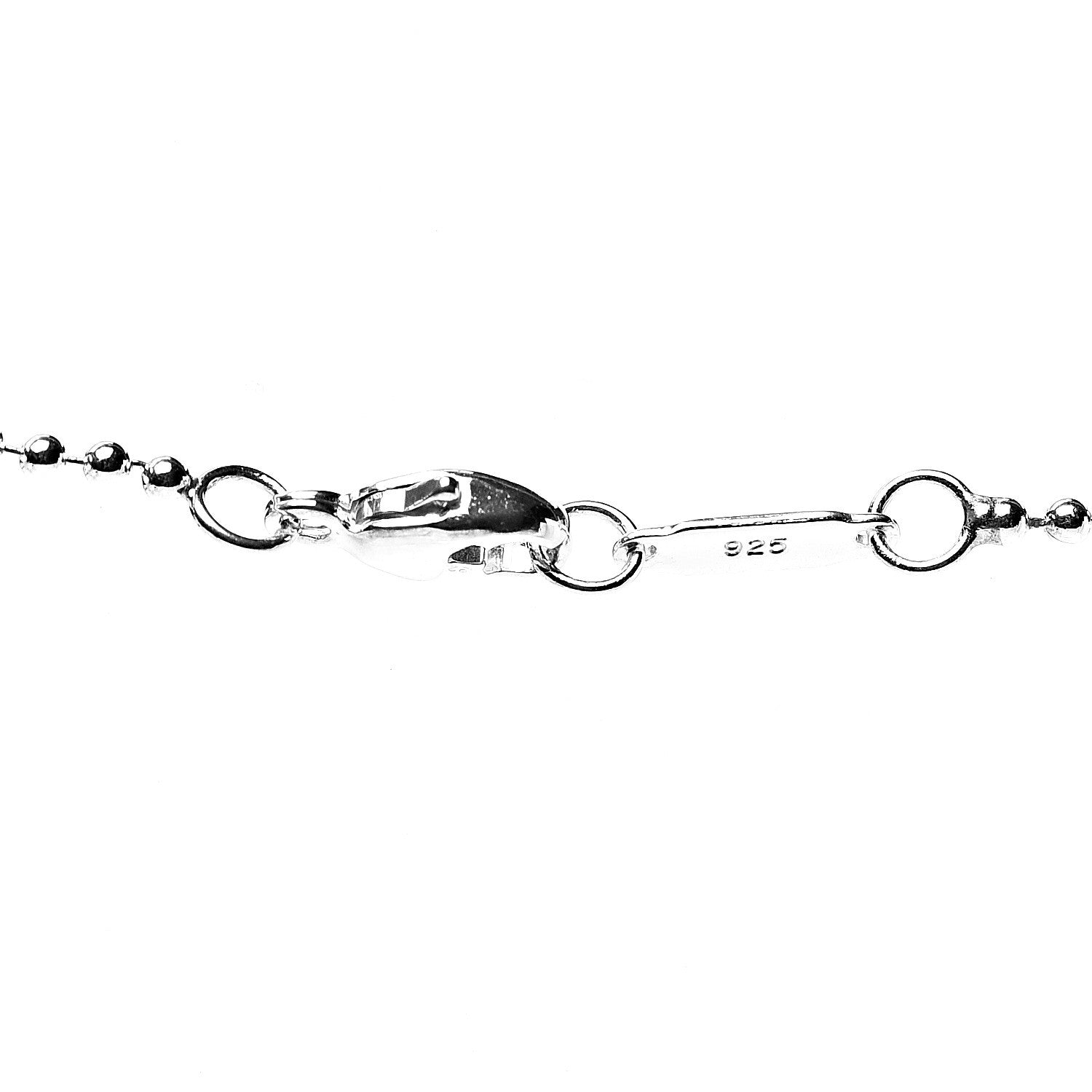 Tiffany Sterling Silver Graduated Ball Drop Necklace 4 of 4