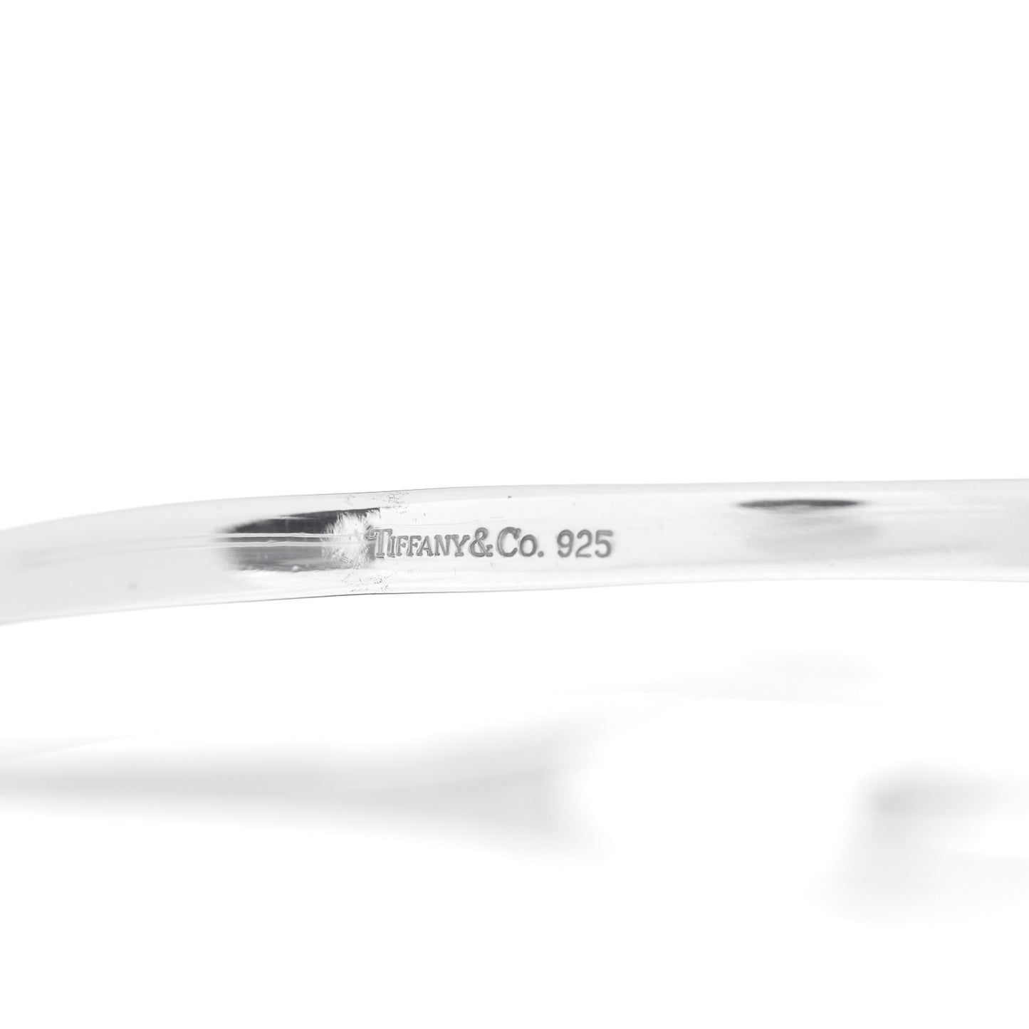 Sterling Silver Interlocking Loops Bangle Bracelet