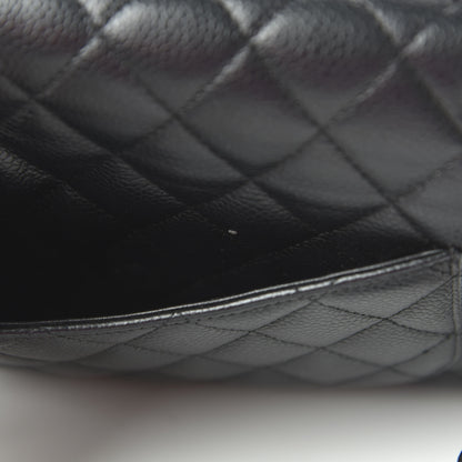 Chanel Caviar Quilted Medium Double Flap Black 11 of 11