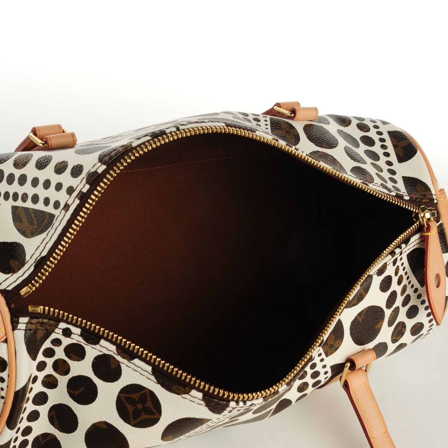 Monogram Kusama Pumpkin Dots Papillon 30 White
