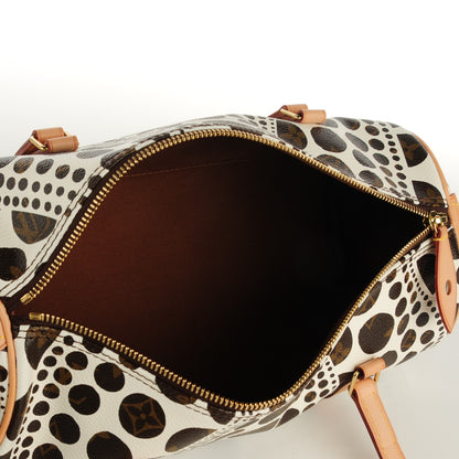Louis Vuitton Monogram Kusama Pumpkin Dots Papillon 30 White 7 of 7
