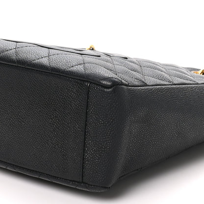 Chanel Caviar Quilted Petit Shopping Tote PST Black 10 of 10