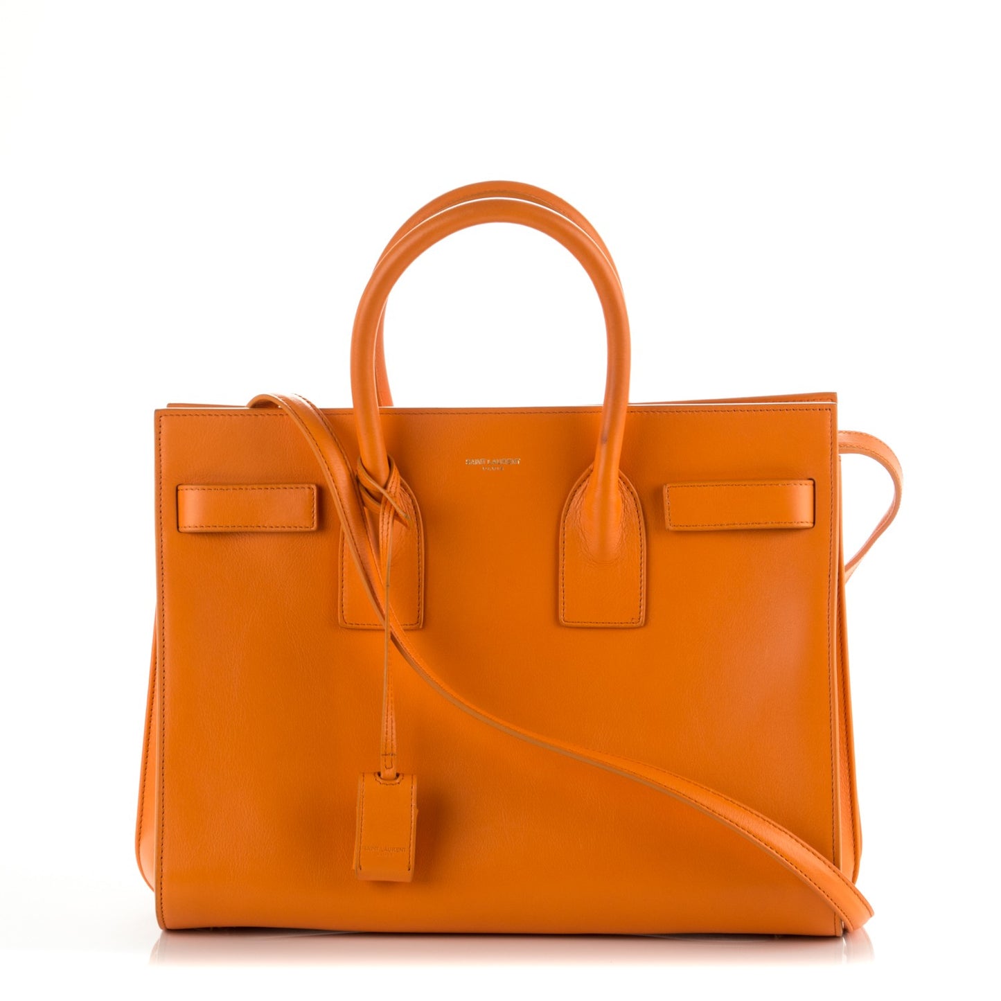 Calfskin Small Sac De Jour Mandarine