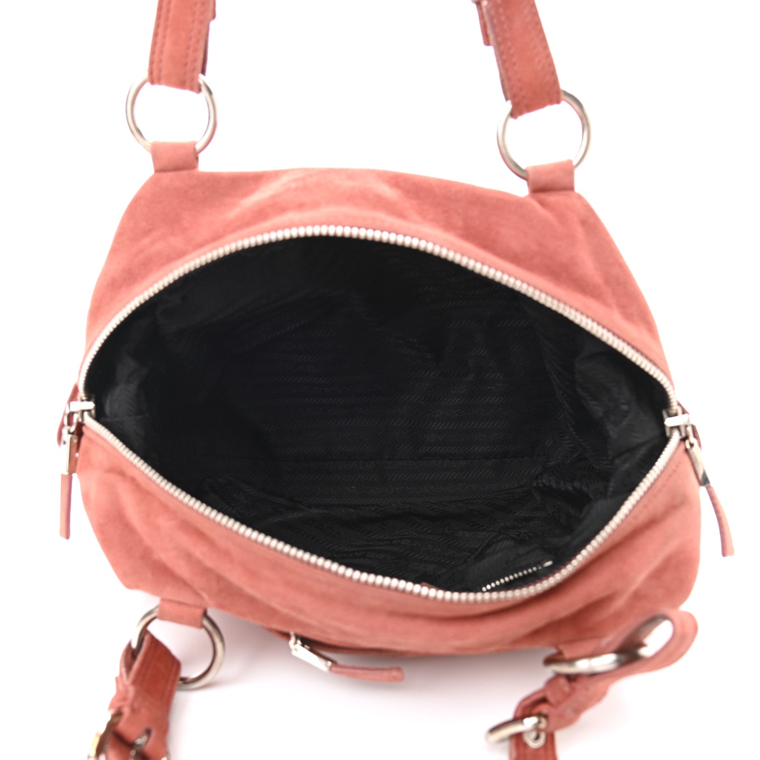 Prada Scamosciato Shoulder Bag Antico 5 of 12