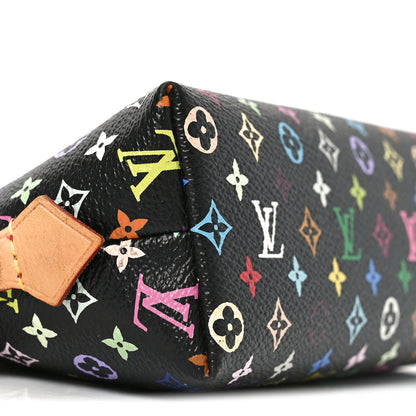 Louis Vuitton Monogram Multicolor Cosmetic Pouch Black Grenade 5 of 8