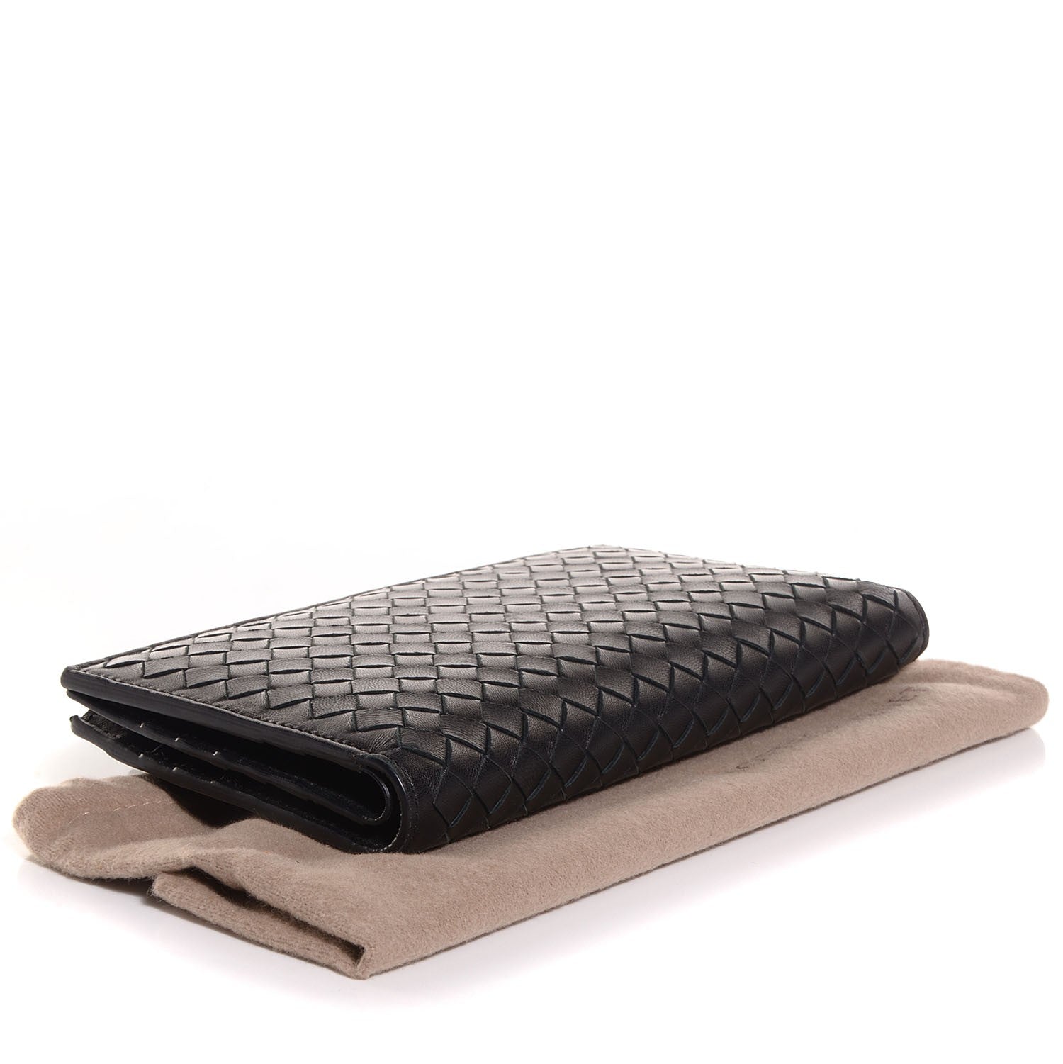 Bottega Veneta Nappa Intrecciato Continental Wallet Black 4 of 9