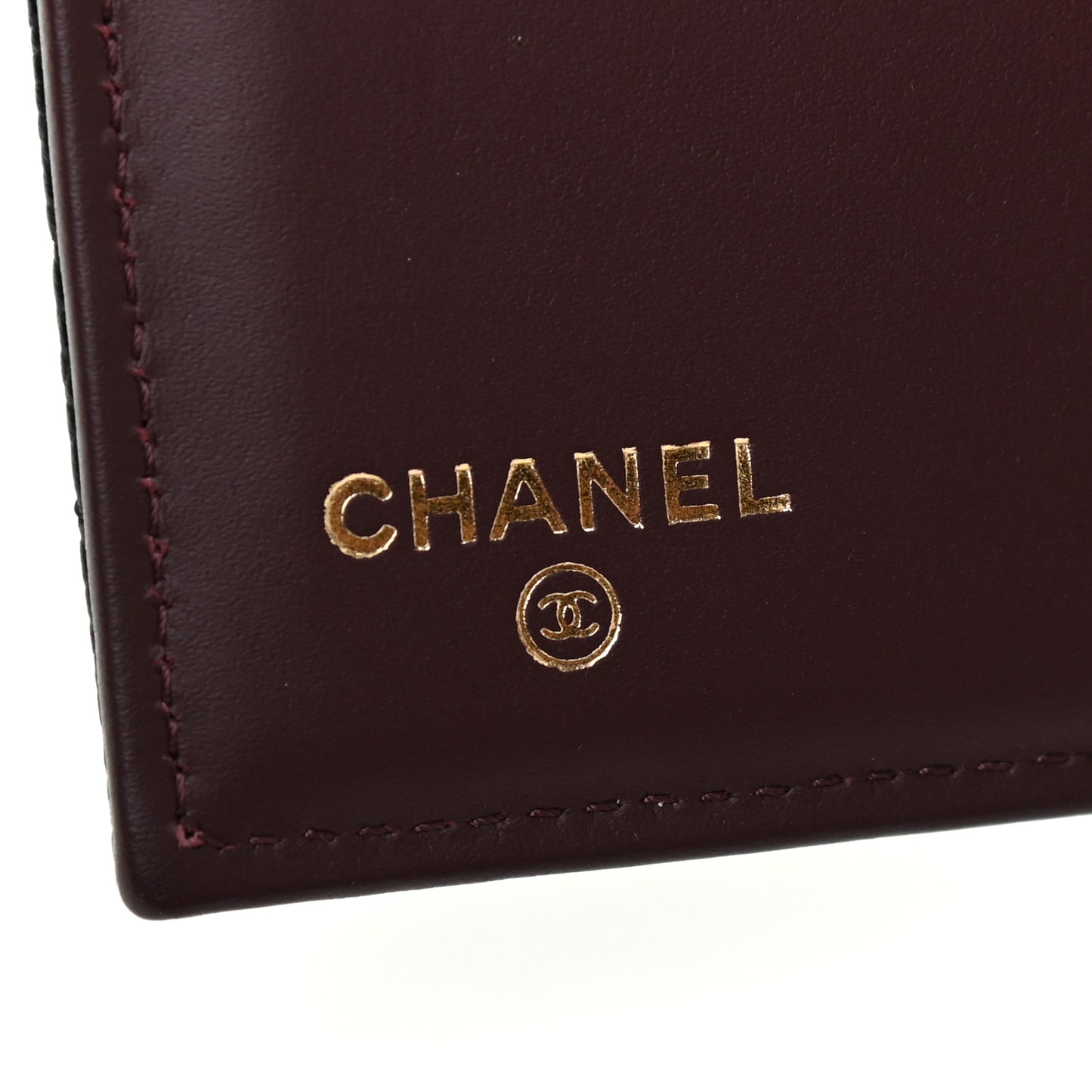 Caviar Quilted Long Flap Wallet Black