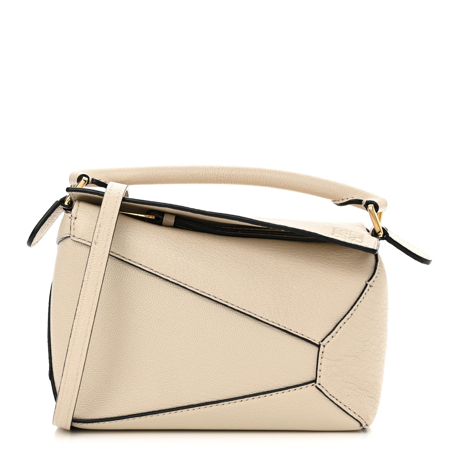 Loewe Calfskin Mini Puzzle Edge Bag Piedra 1 of 11