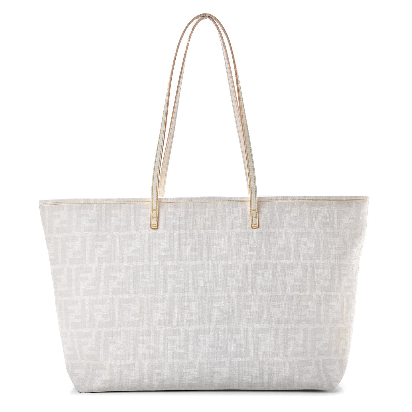 Zucca Spalmati Medium Roll Tote Bianco
