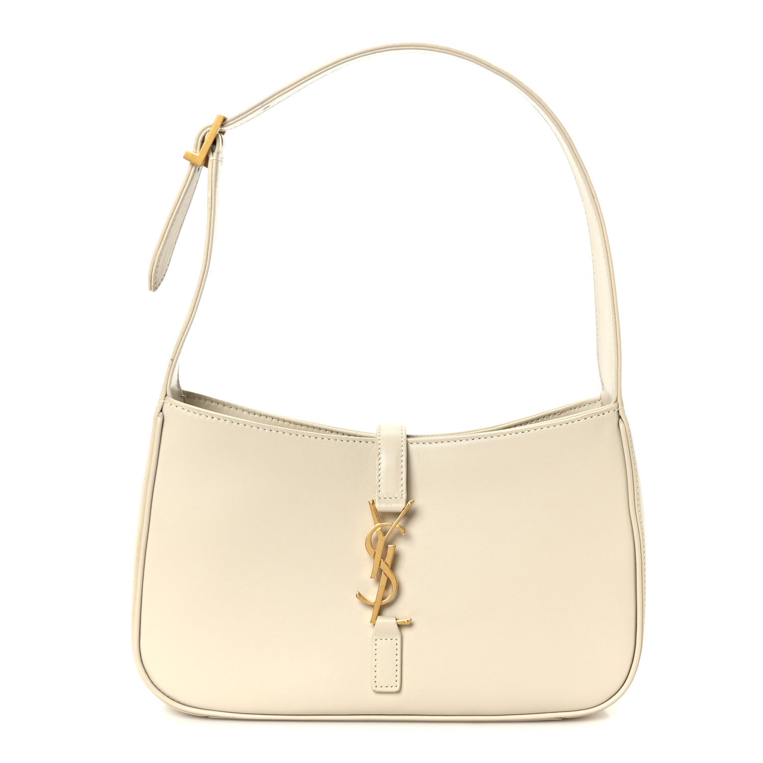 Saint Laurent Smooth Calfskin Le 5 A 7 Hobo Crema Soft 1 of 10