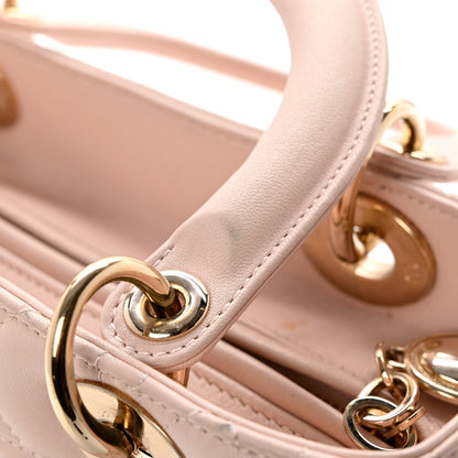 Christian Dior Lambskin Cannage Medium Lady Dior Light Pink 13 of 13