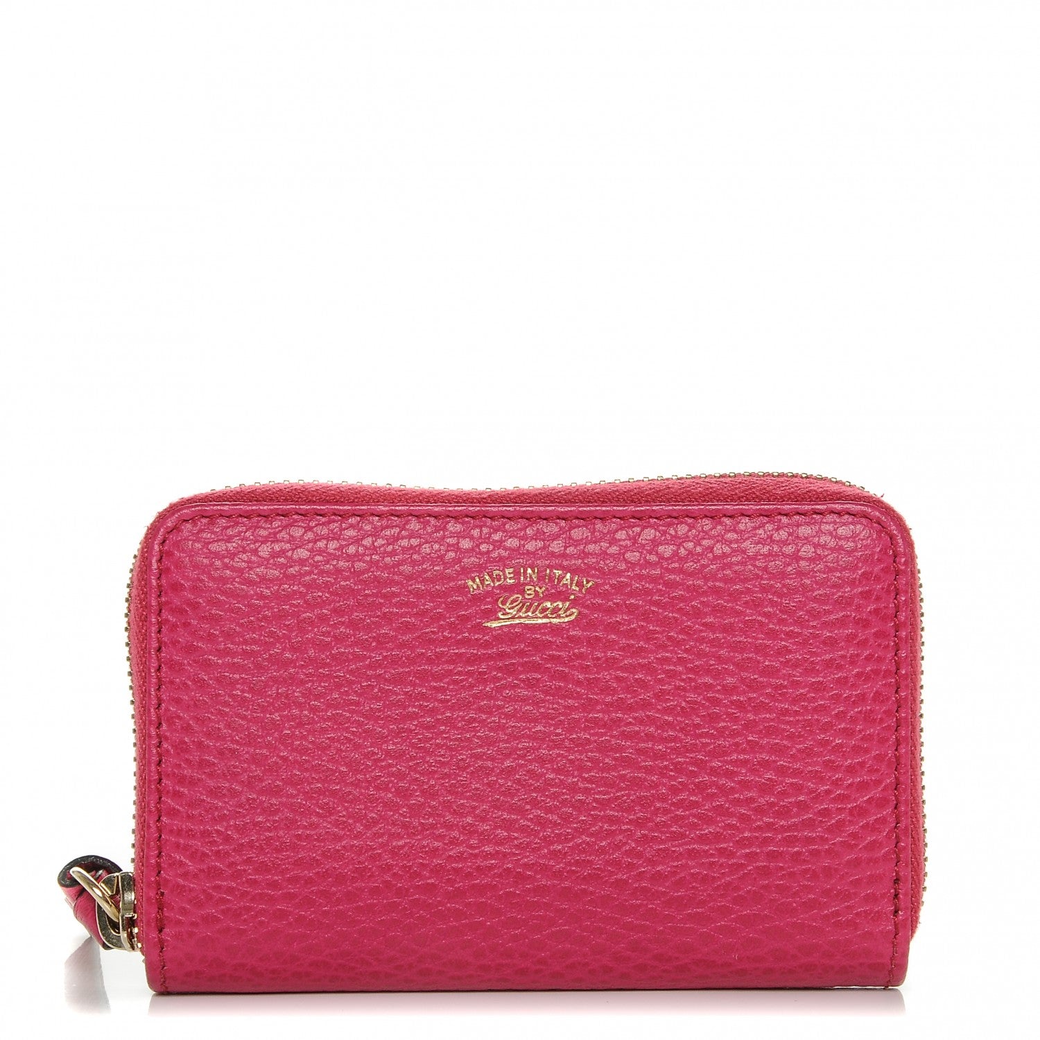Gucci Dollar Calfskin Swing Zip Around Card Case Blossom 1 of 6