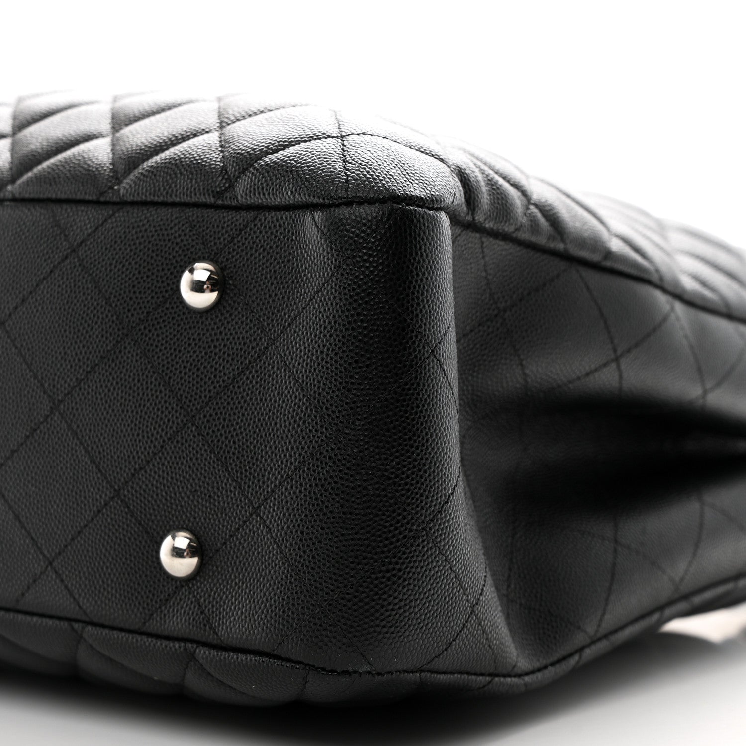 Chanel Caviar Quilted Large Shopping Tote Black 10 of 13