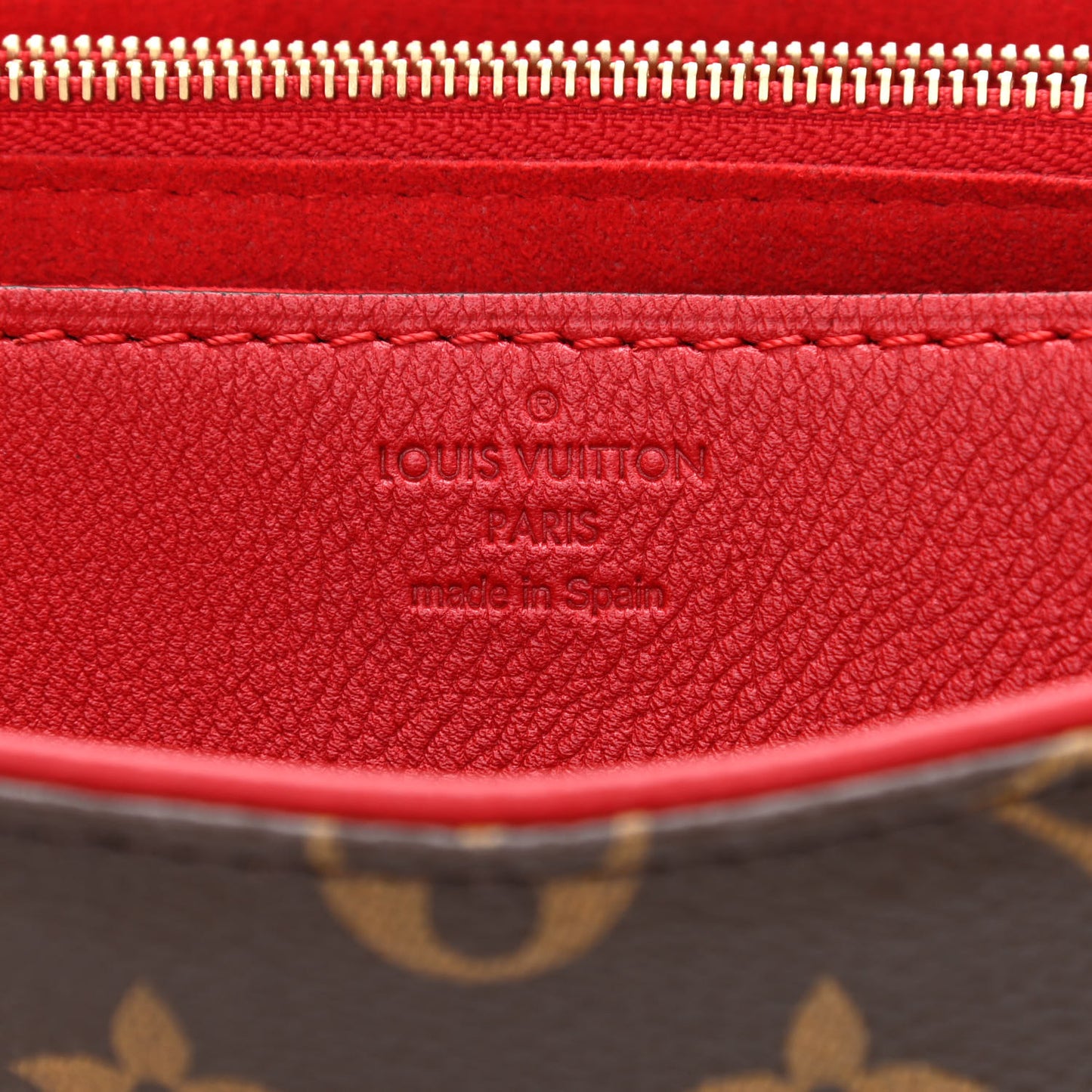 Monogram Pallas Chain Cherry
