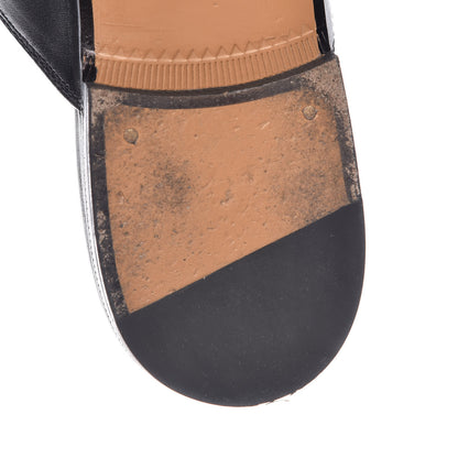 Gucci Calfskin Flower Embroidered Princetown Slippers 36 Black 17 of 18