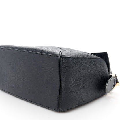 Loewe Calfskin Small Puzzle Bag Midnight Blue Black 10 of 10