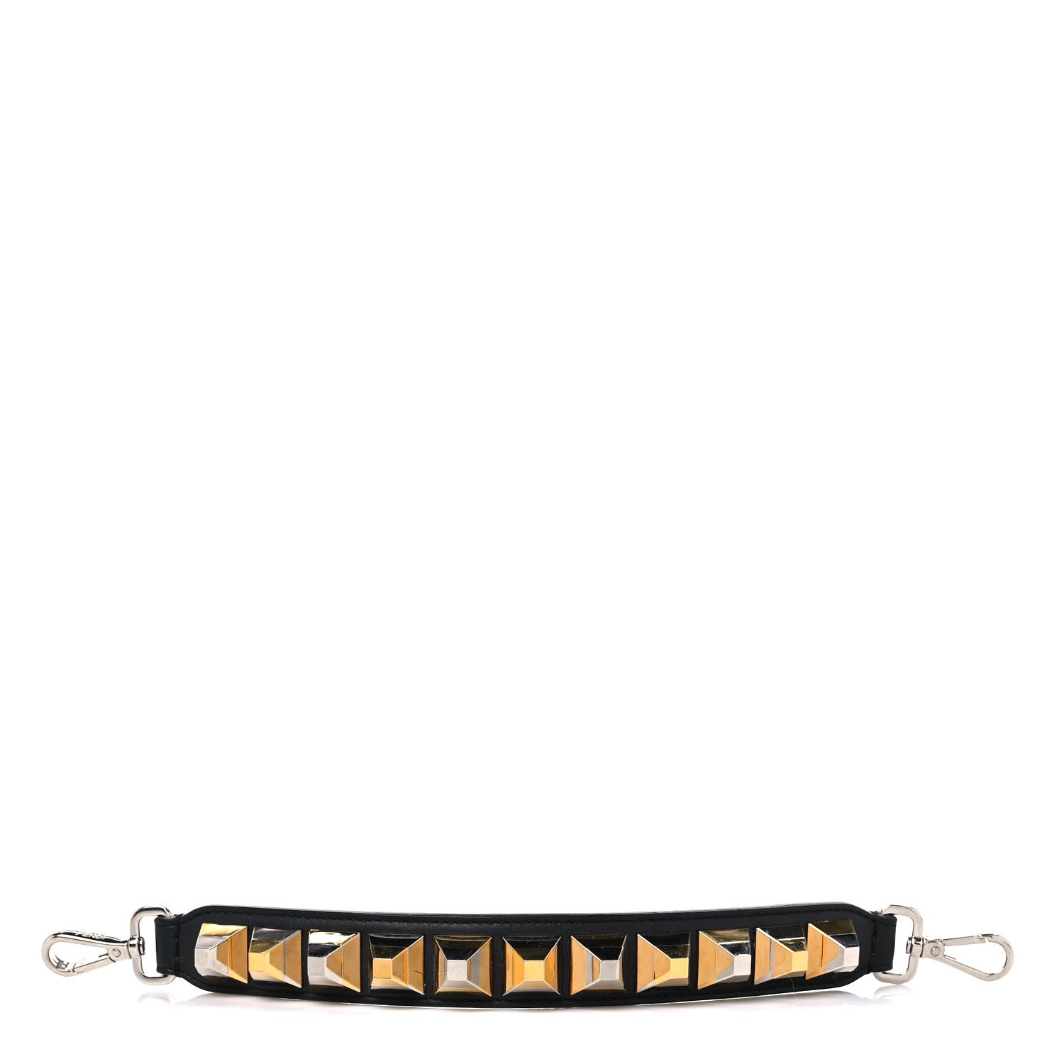 Fendi Vitello Dolce Studded Strap You Black 1 of 4