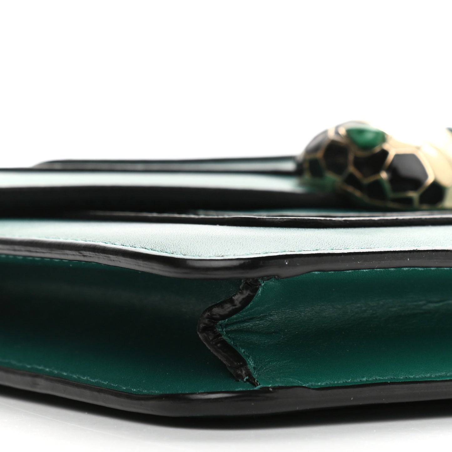 Calfskin Serpenti Forever Crossbody Bag Emerald Green