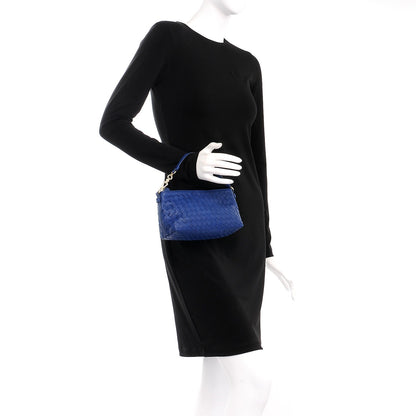 Bottega Veneta Nappa Intrecciato Pochette Cobalt 2 of 8
