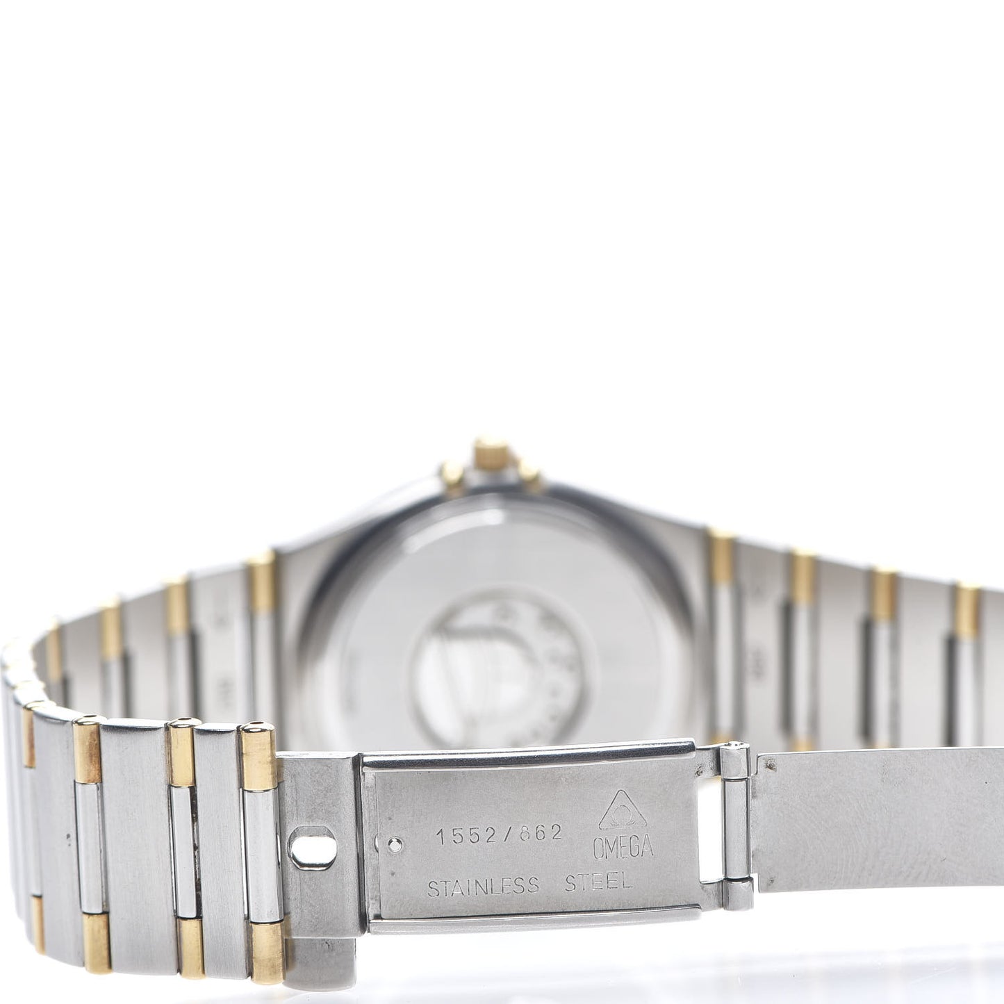 Stainless Steel 18K Yellow Gold 33mm Constellation Quartz Watch White 1312.30