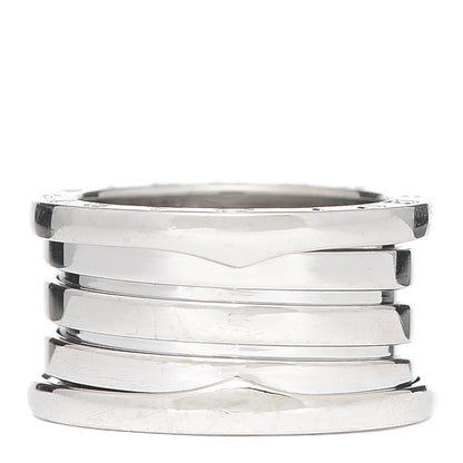 Bulgari 18K White Gold B.Zero1 Four-Band Ring 50 5.5 1 of 6