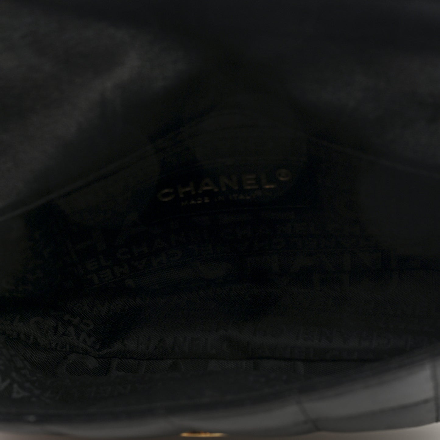 Lambskin Quilted Mini Chocolate Bar Flap Black