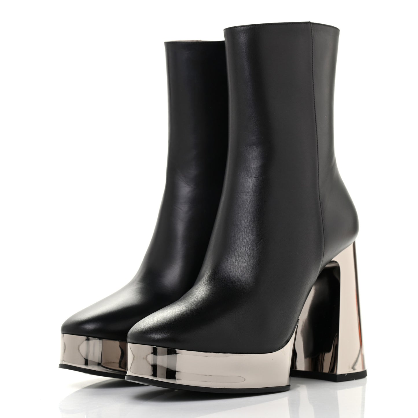 Malaga Kid Chrome Ankle Boots 36.5 Black