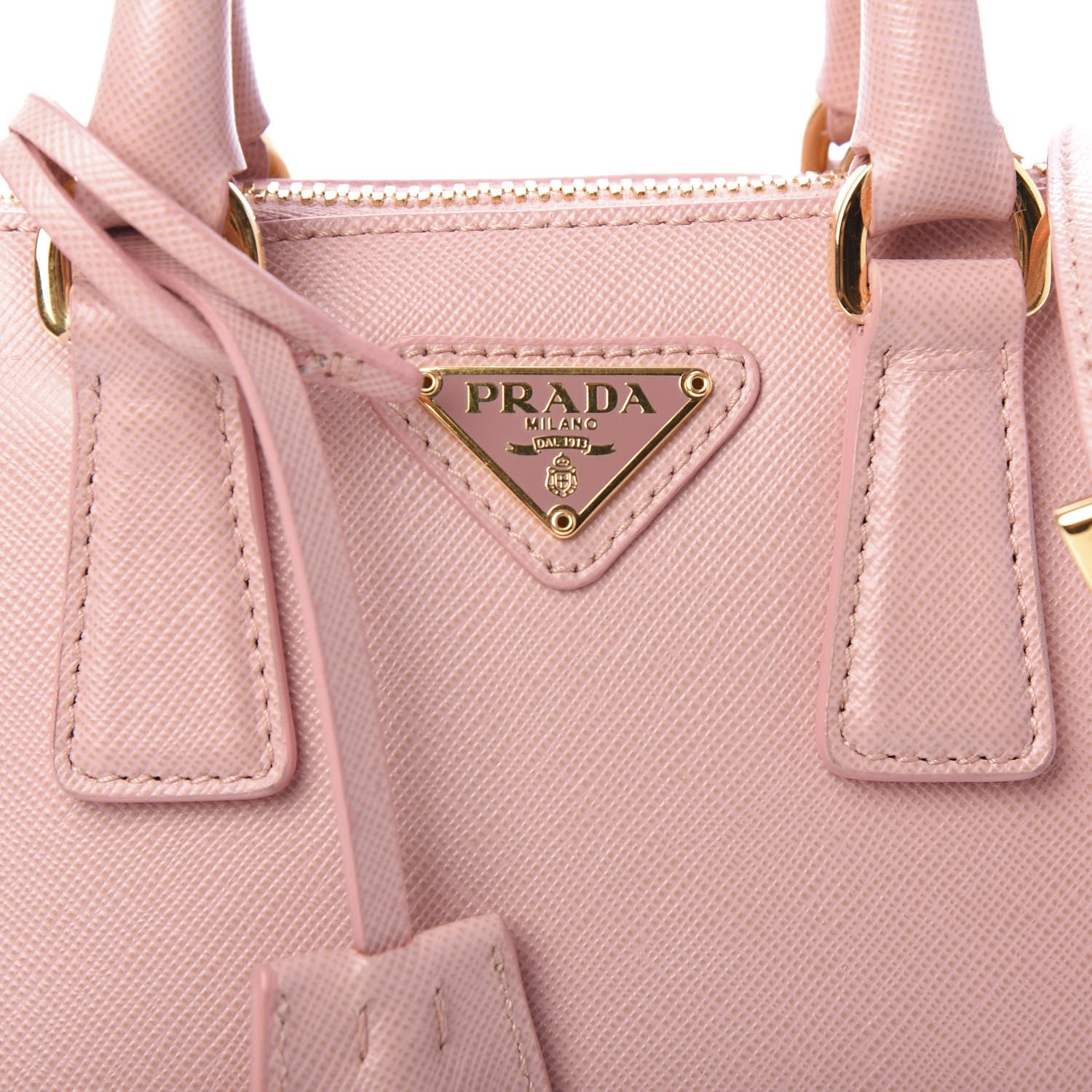 Prada Saffiano Lux Mini Promenade Tote Orchidea 9 of 11