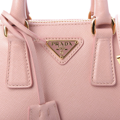 Prada Saffiano Lux Mini Promenade Tote Orchidea 9 of 11