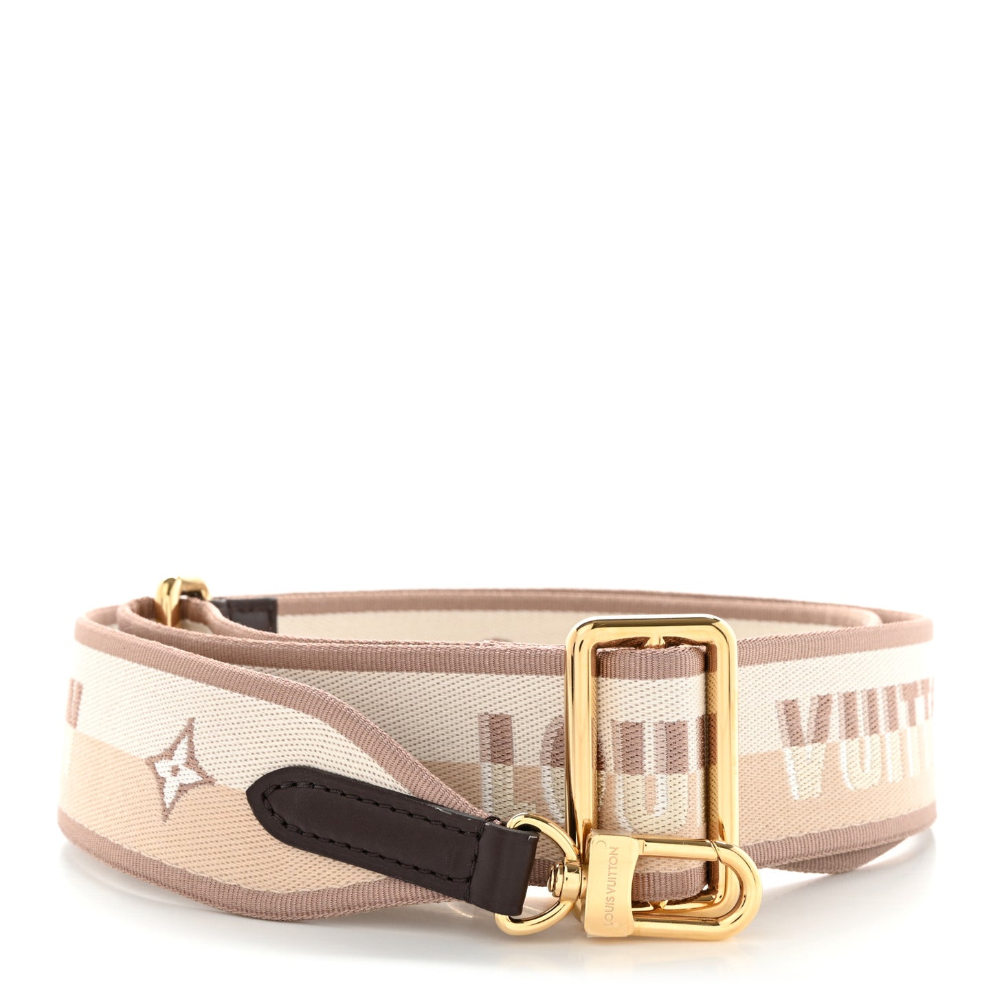 Jacquard Speedy Bandouliere 20 Shoulder Strap Beige Brown