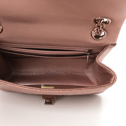 Chanel Metallic Grained Calfskin Quilted 2.55 Reissue Mini Flap Copper Pink 5 of 11