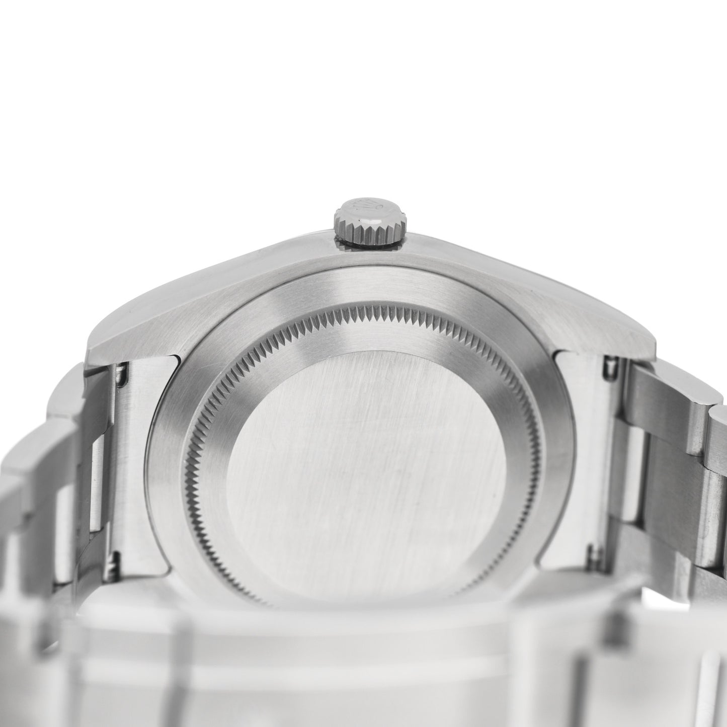 Stainless Steel 39mm Oyster Perpetual Watch Rhodium 114300