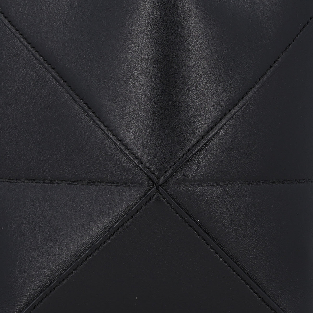 Loewe Shiny Calfskin Mini Puzzle Fold Tote Black 7 of 9