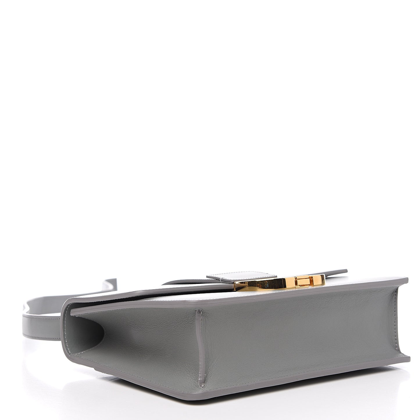 Smooth Calfskin 30 Montaigne Flap Bag Gray