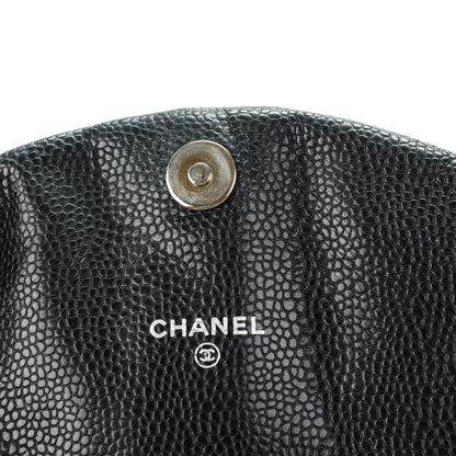Chanel Caviar Half Moon Wallet On Chain WOC Black 6 of 8