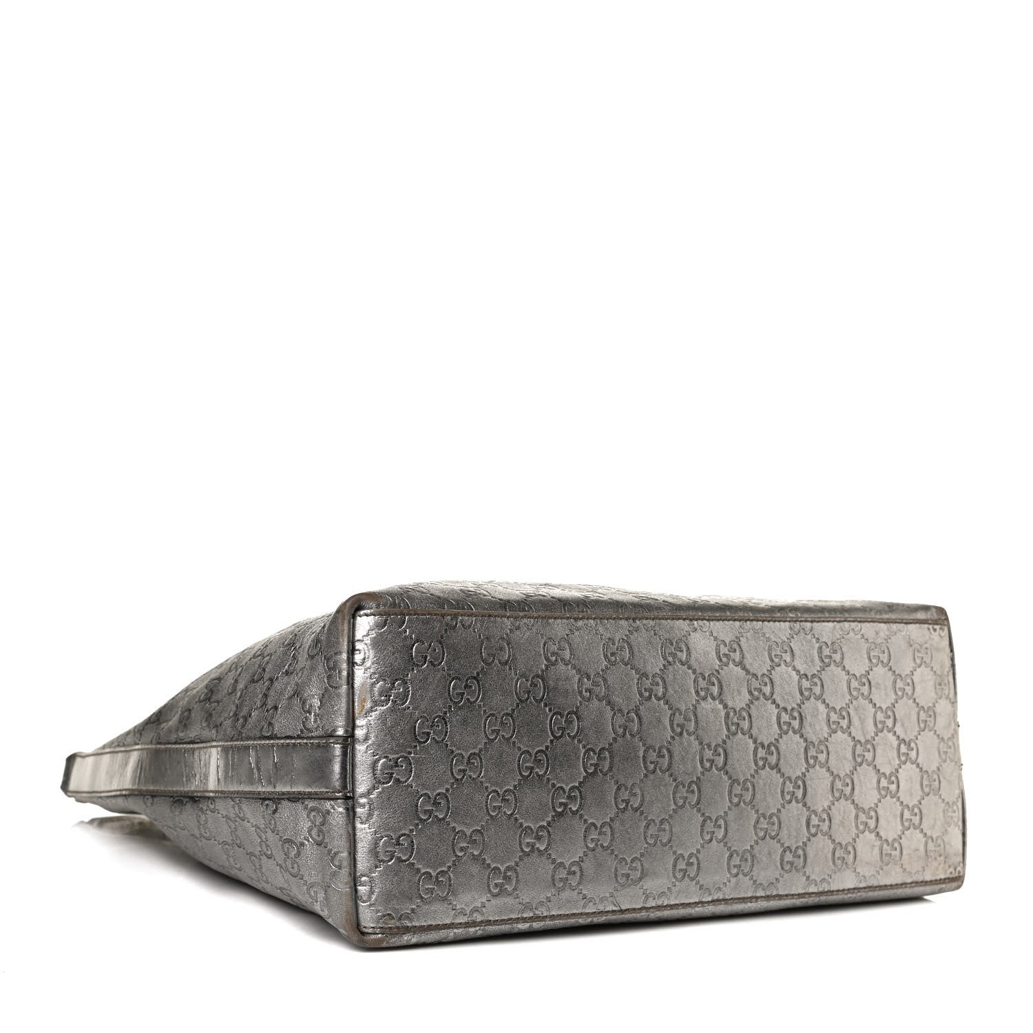 Gucci Metallic Guccissima Hobo Silver 3 of 16