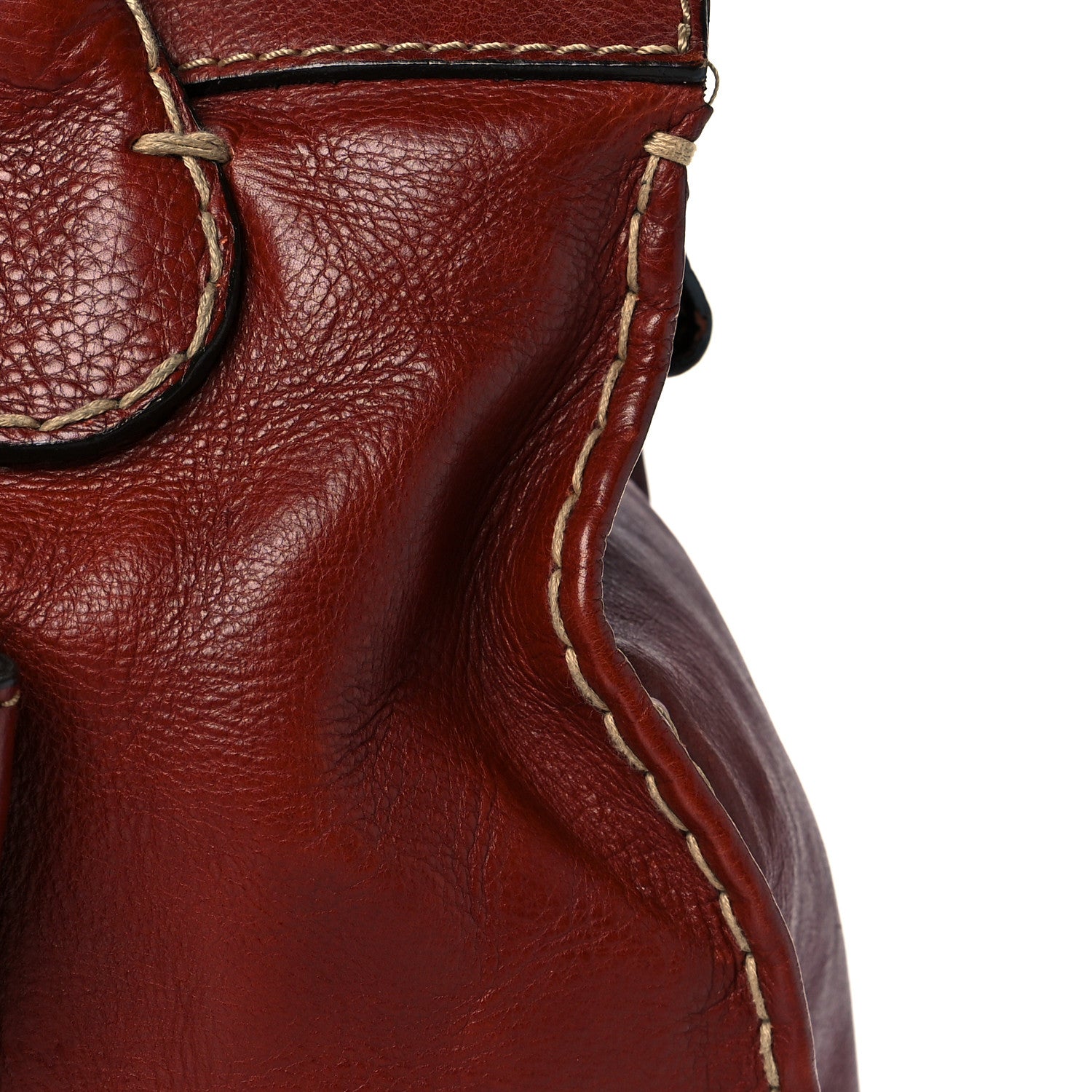 Chloe Calfskin Edith Satchel Sepia Brown 11 of 11