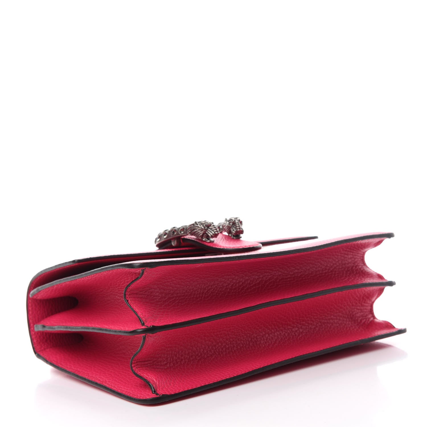 Gucci Dollar Calfskin Crystal Web Medium Dionysus Bamboo Top Handle Bag Box Pink Black Diamond 4 of 10