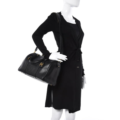 Chanel Caviar Timeless CC Duffel Bag Black 2 of 9
