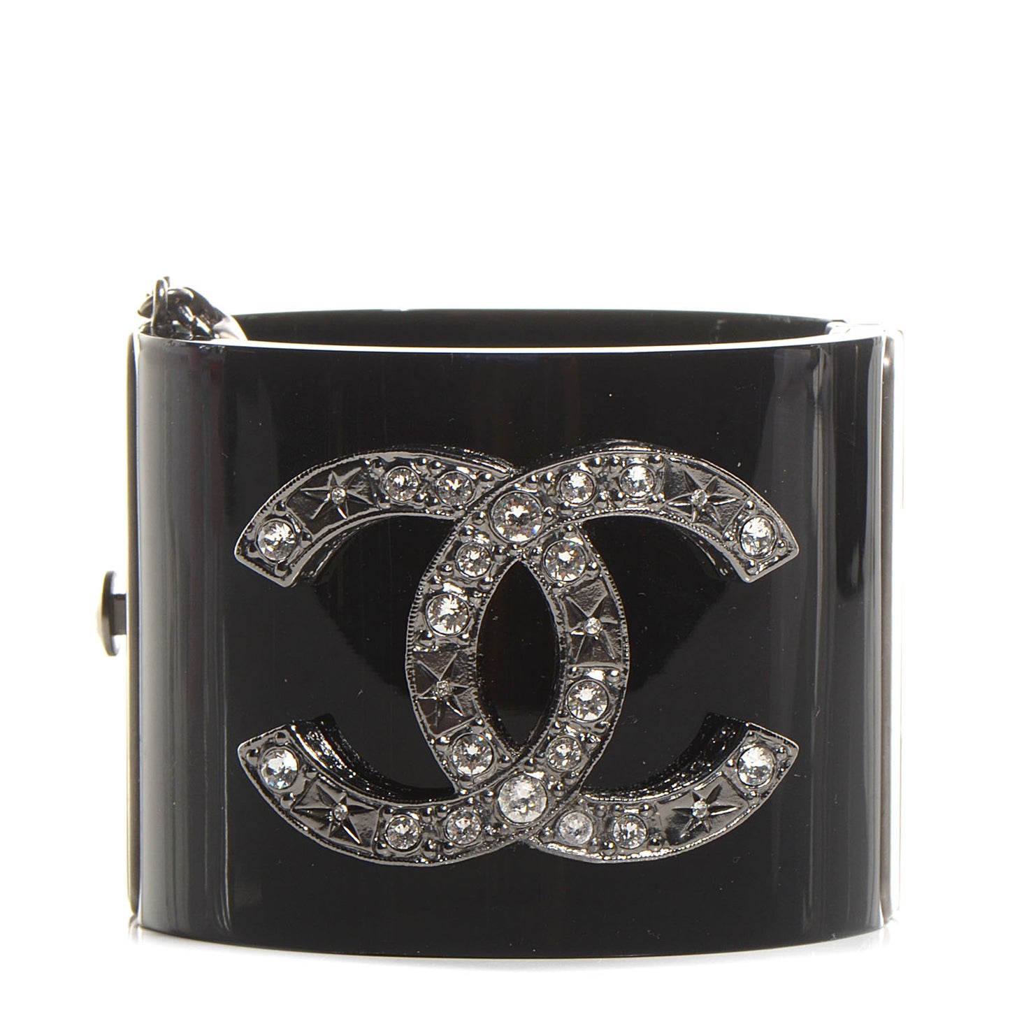 Resin Crystal CC Cuff Black