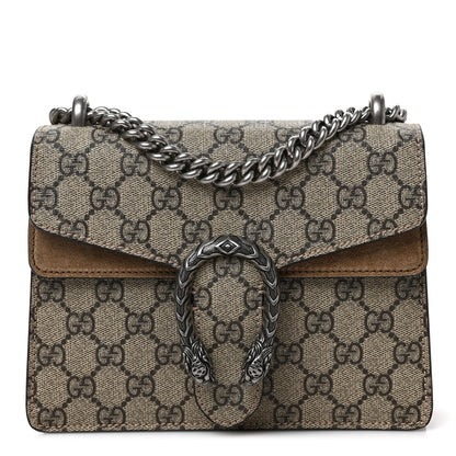Gucci GG Supreme Monogram Mini Dionysus Shoulder Bag Taupe 1 of 10