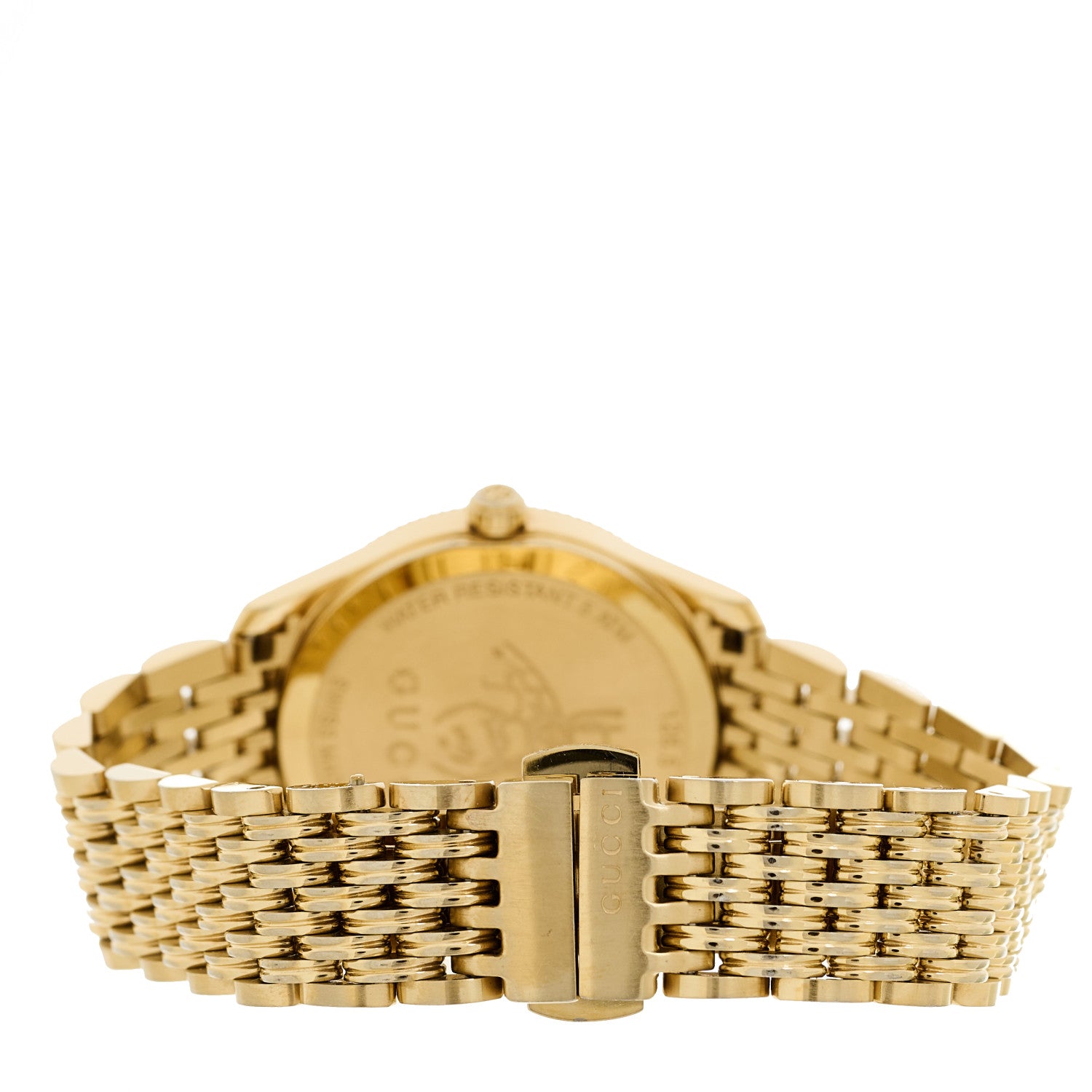 Gucci Stainless Steel 29mm G-Timeless Bee Quartz Watch Gold