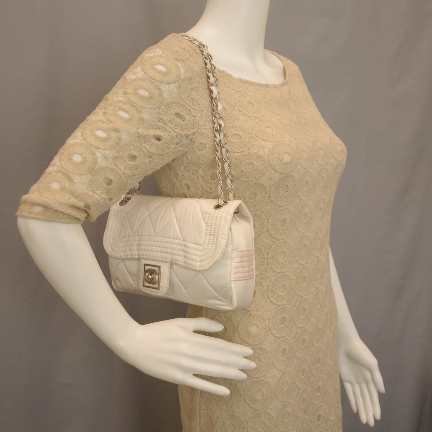 Nylon Ski Sport Flap White