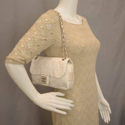 Chanel Nylon Ski Sport Flap White 2 of 9