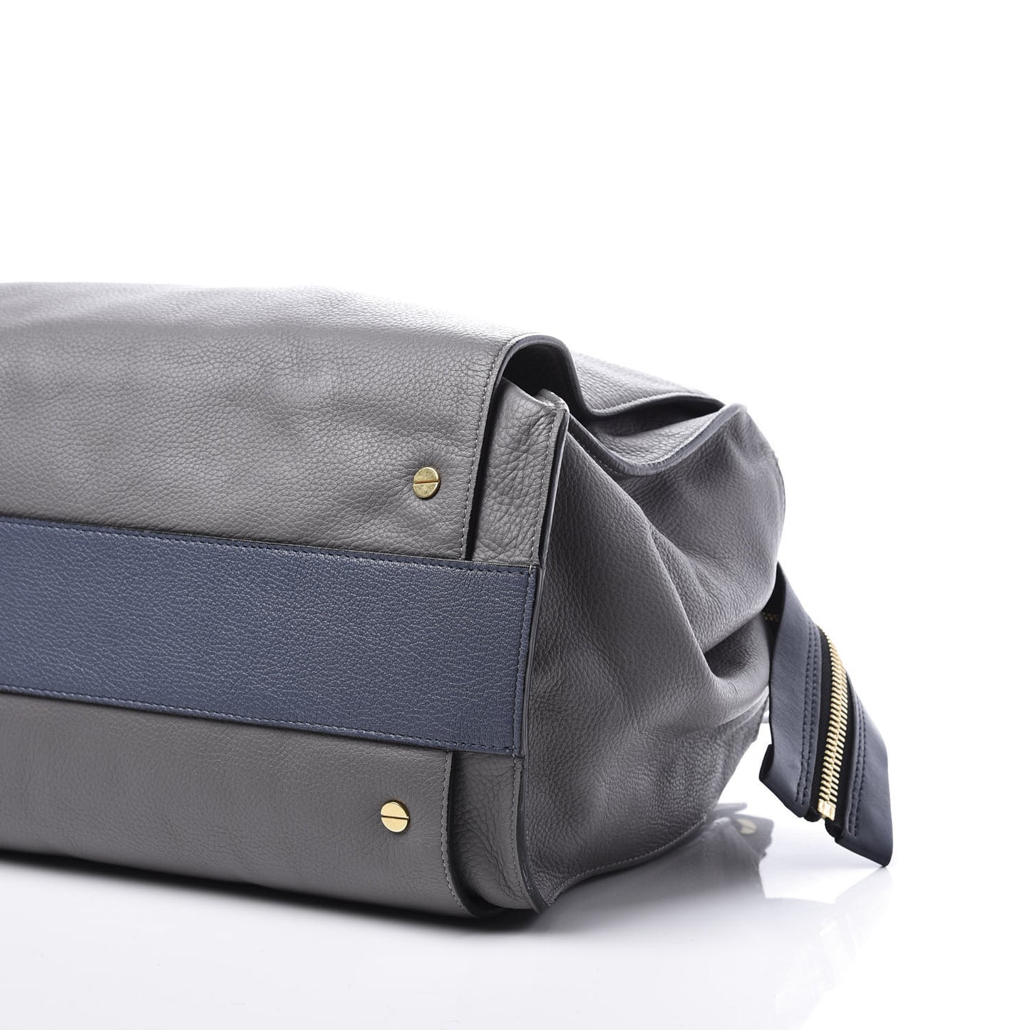 Smooth Calfskin Dree Shoulder Bag Dark Cashmere Grey