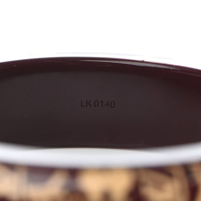Louis Vuitton Resin Swarovski Medium Inclusion Bracelet GM Rouge Fauviste 4 of 4
