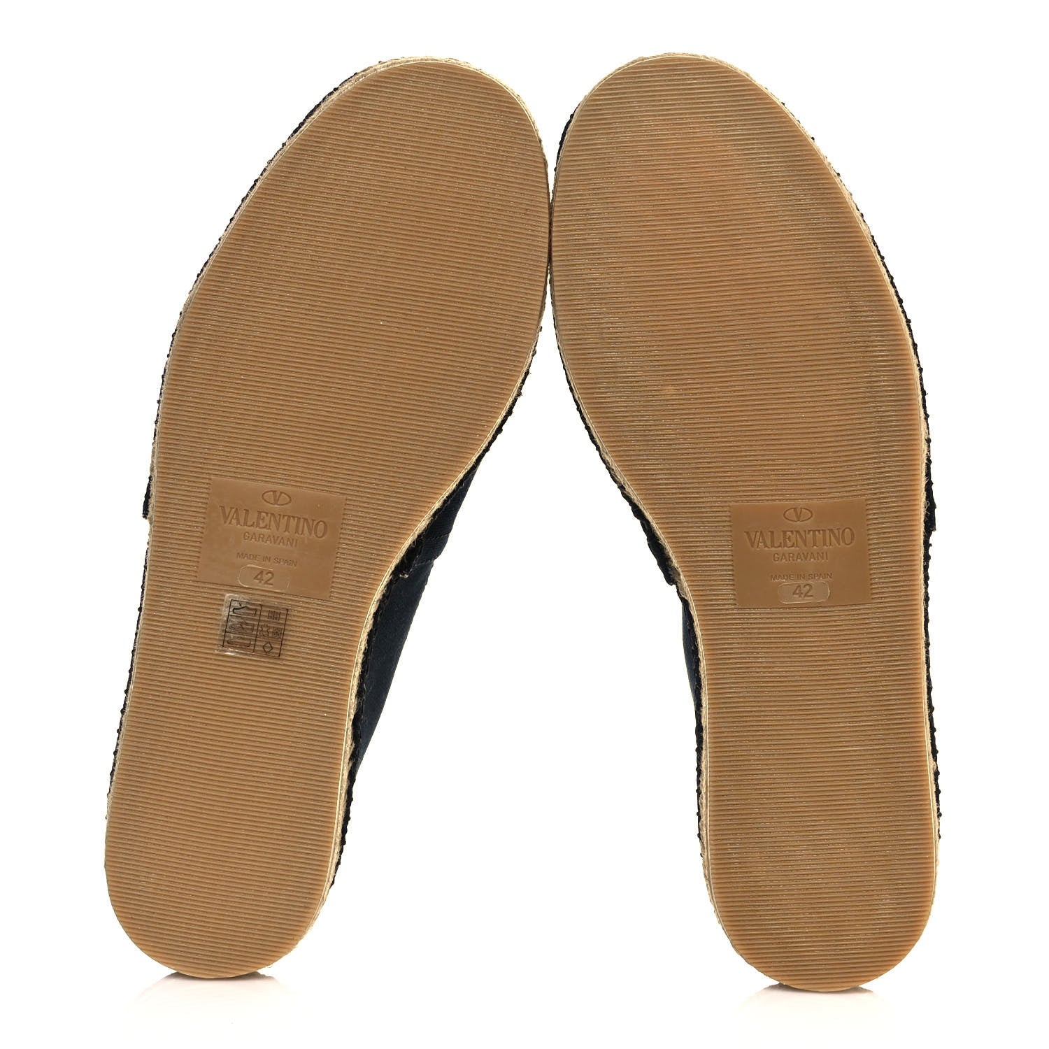Valentino Garavani Canvas Mens VLTN Espadrilles 42 Black 5 of 9