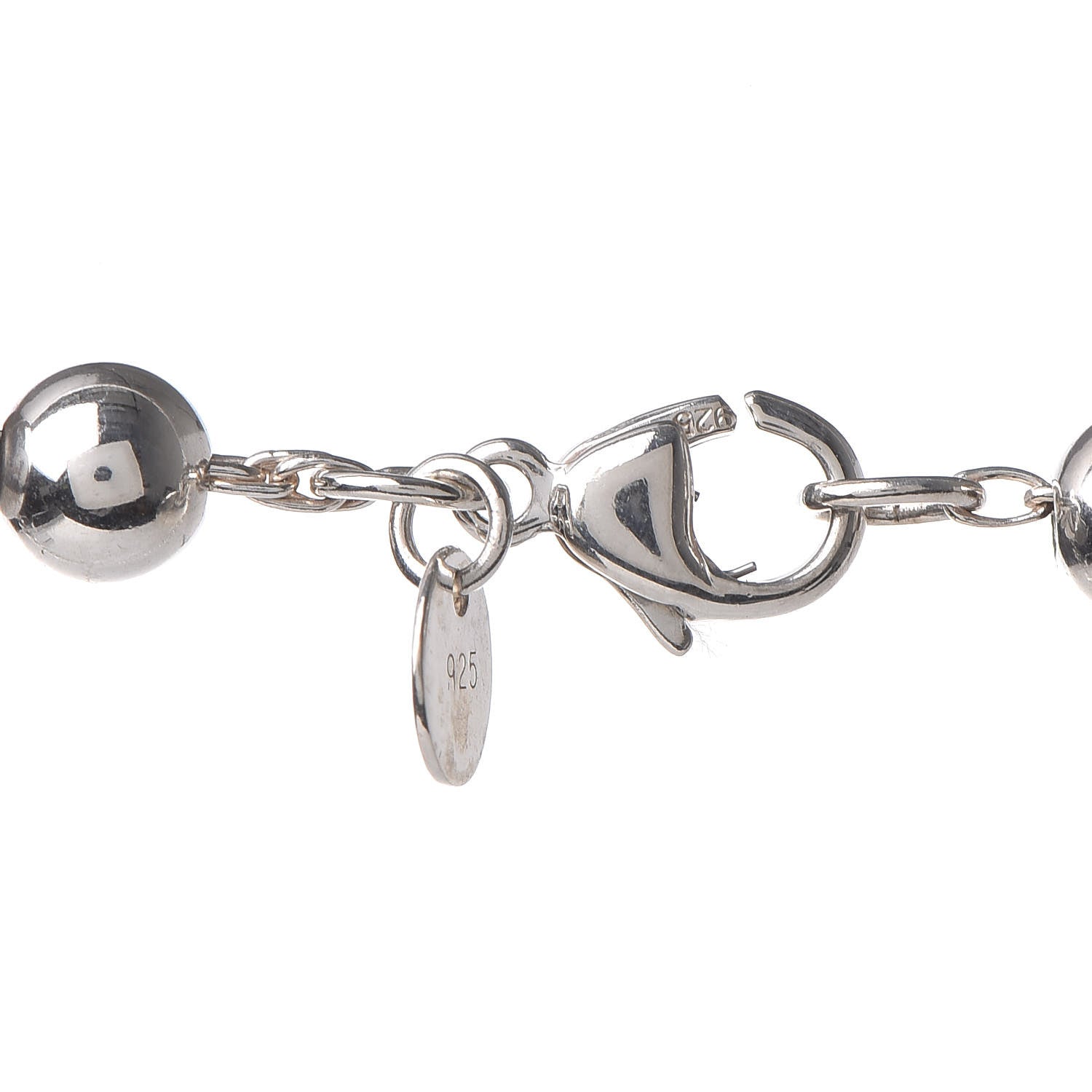 Tiffany Sterling Silver HardWear Graduated Ball Necklace 4 of 7